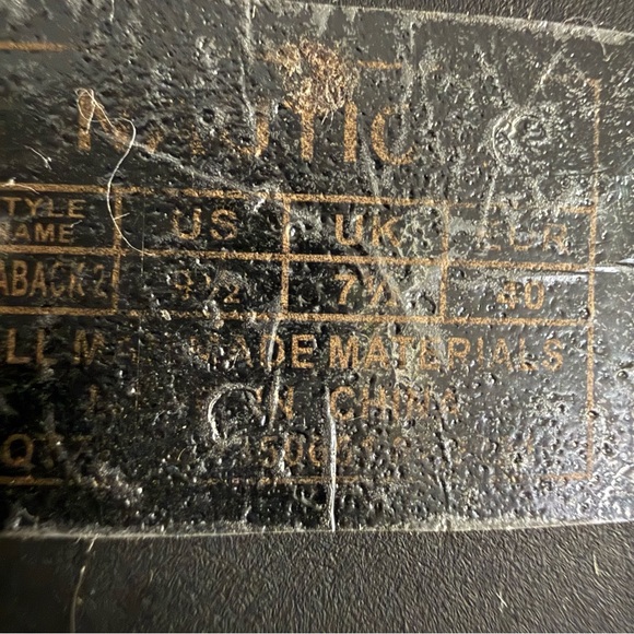 NEW Nautica Perforated Ballet Flats Bow & Silver Branded Charm Blue Size 9.5 - Picture 4 of 10